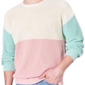 ISO AA Color Block Fisherman Pullover Size XL